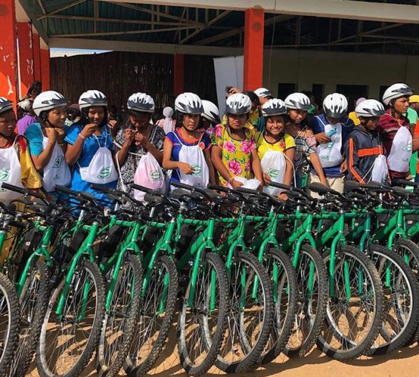 Entrega de bicicletas